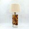 lampa stołowa z drewna oliwnego i żywicy – oxo (b57)